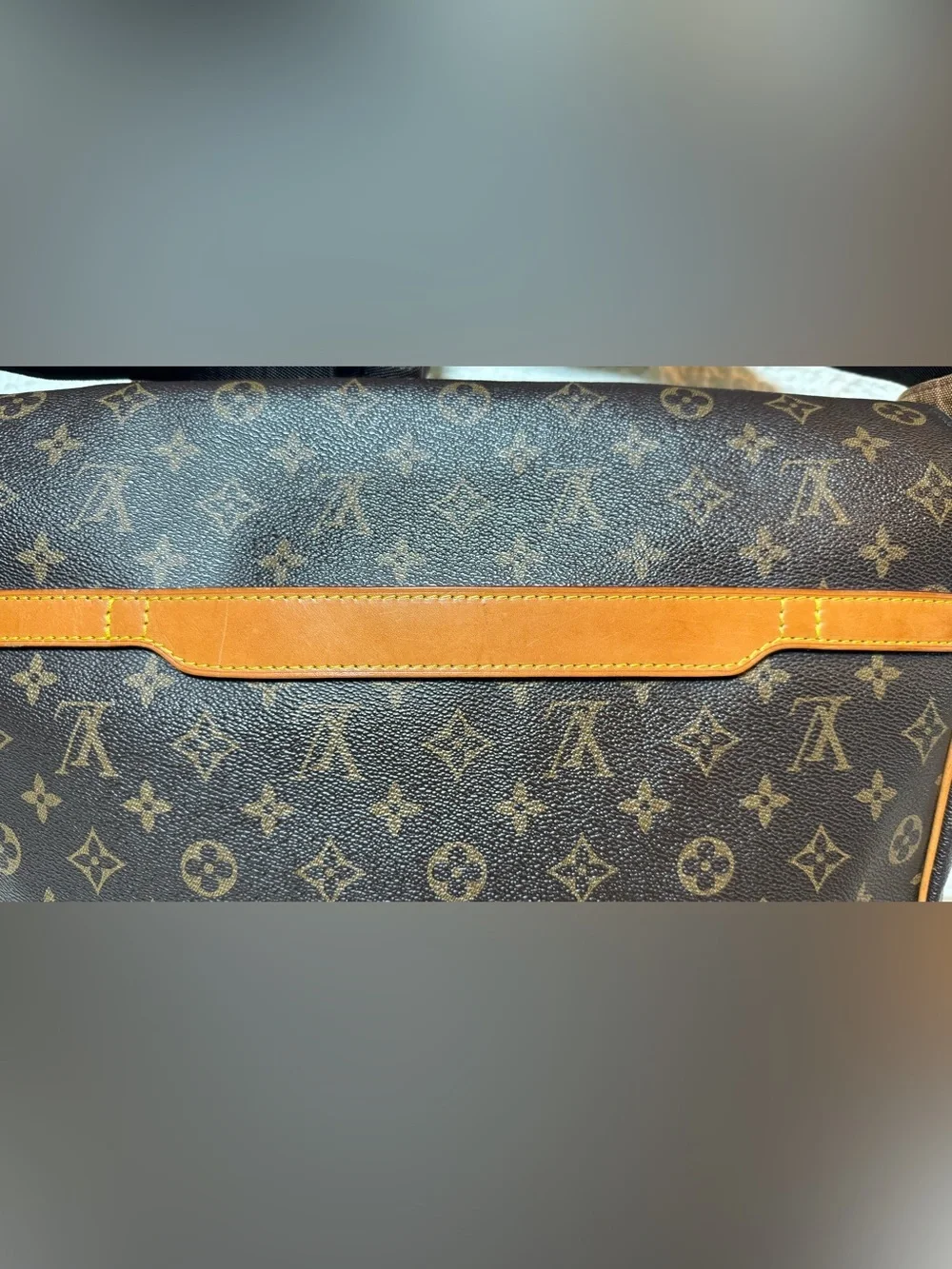 Louis Vuitton Monogram Canvas Messenger in Brown with Tan Trim